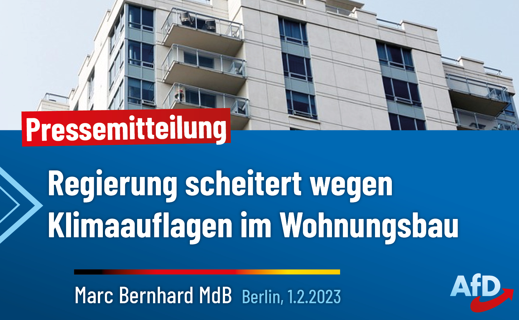 Regierung scheitert wegen Klimaauflagen im Wohnungsbau